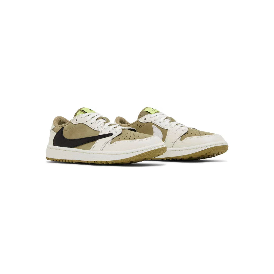 Jordan 1 Retro Low Golf Travis Scott 'Neutral Olive'
