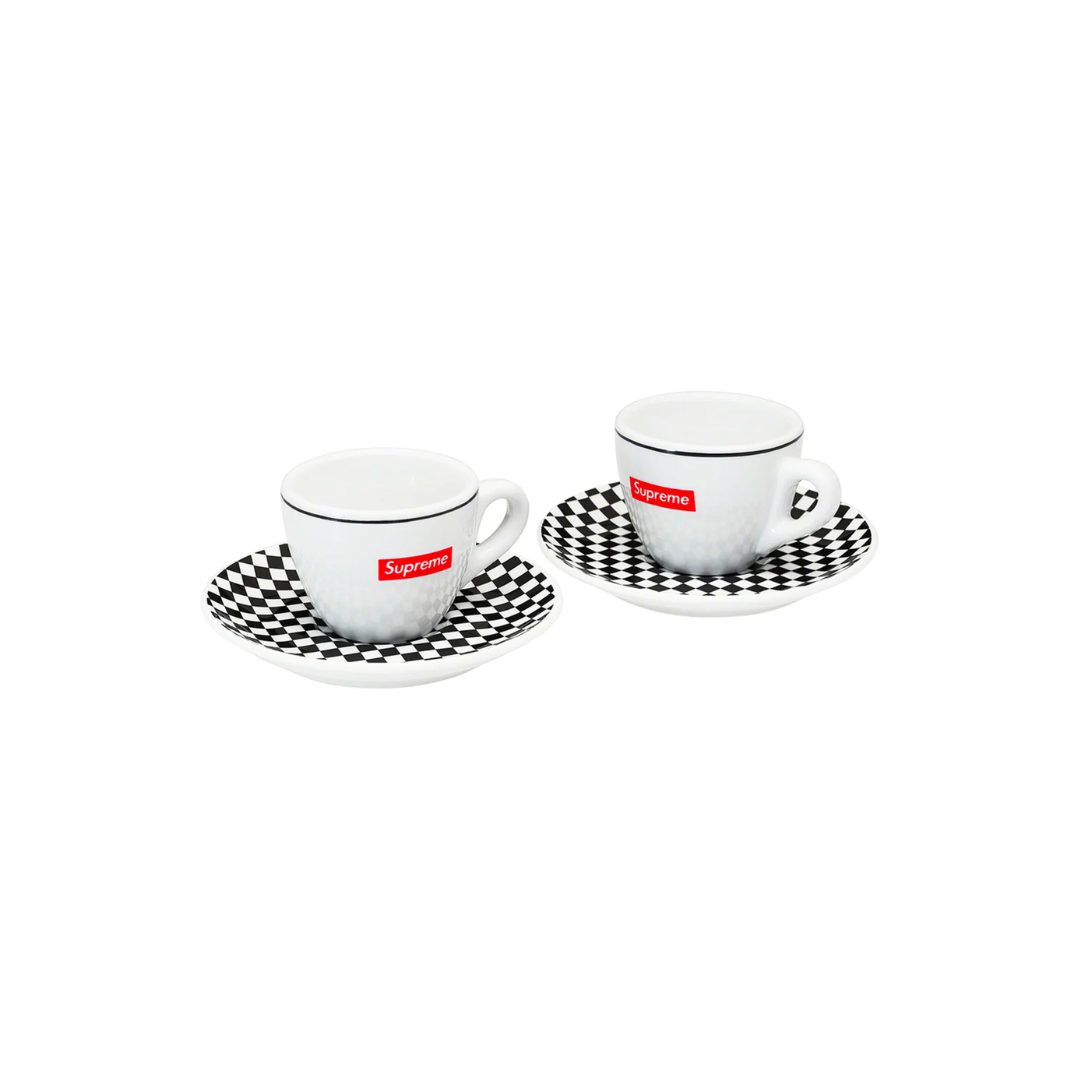 Supreme IPA Porcellane Aosta Espresso Set (Set of 2) Black