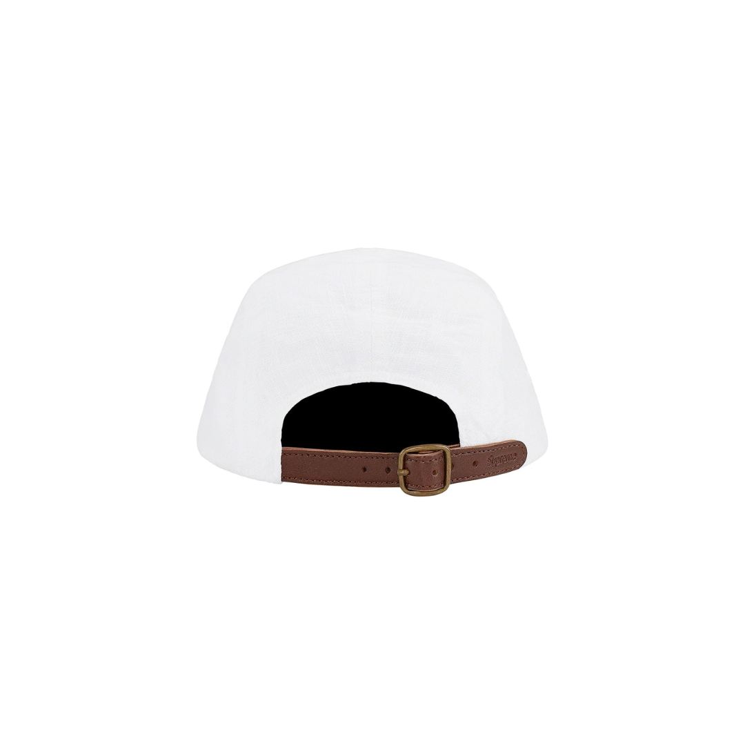 Supreme Linen Camp Cap White