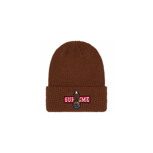 Supreme Eagle Beanie 'Brown'