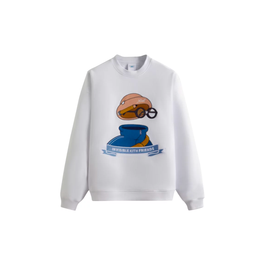 Kith x Invisible Friends Crewneck 'White'