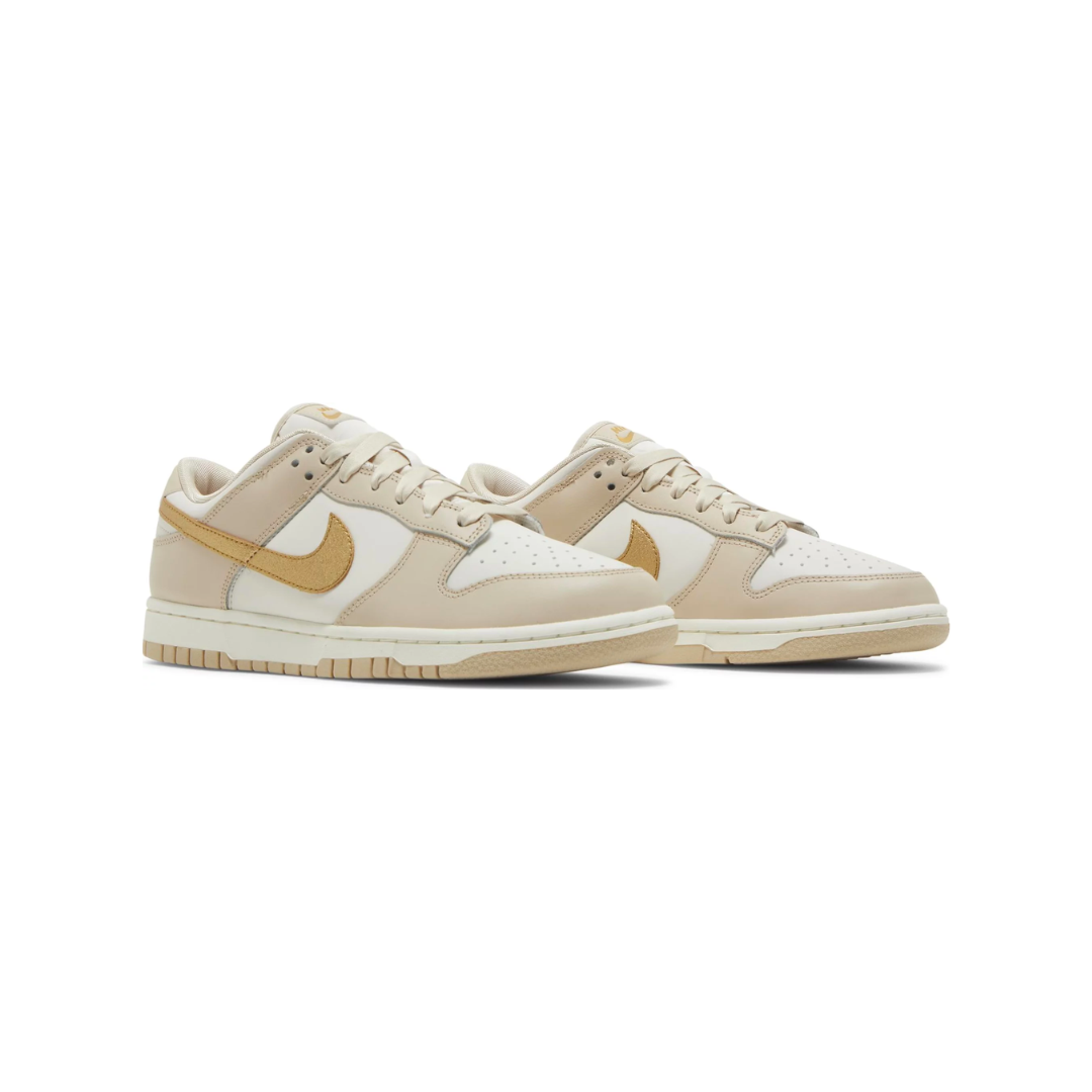 Wmns Dunk Low 'Gold Metallic Swoosh'