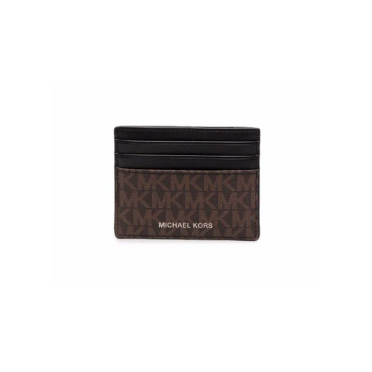Michael Kors Cooper Logo Accordion Card Case 'Brown'