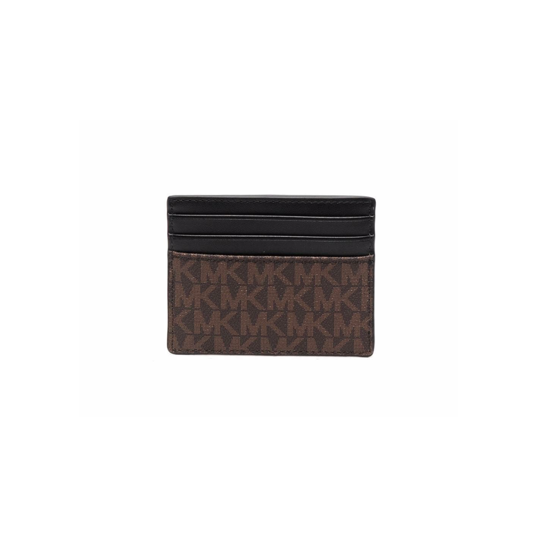 Michael Kors Cooper Logo Accordion Card Case 'Brown'