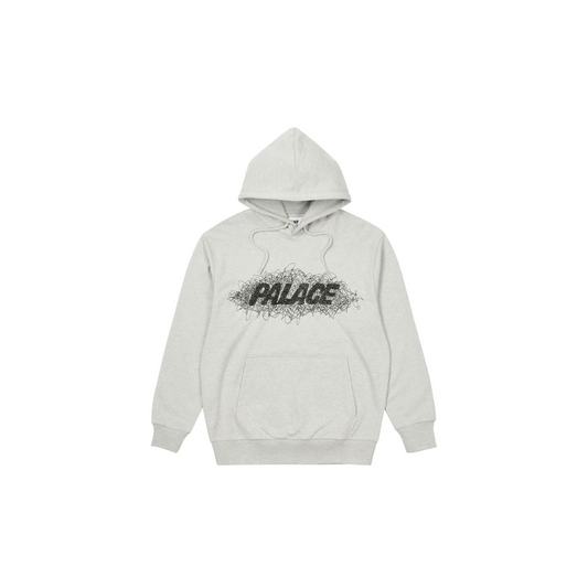Palace Sketchy Hoodie 'Grey Marl'