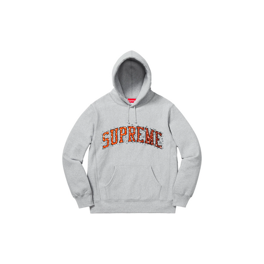 Supreme Water Arc Hooded Sweatshirt 'Heather Grey'