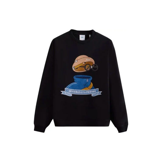 Kith x Invisible Friends Crewneck 'Black'