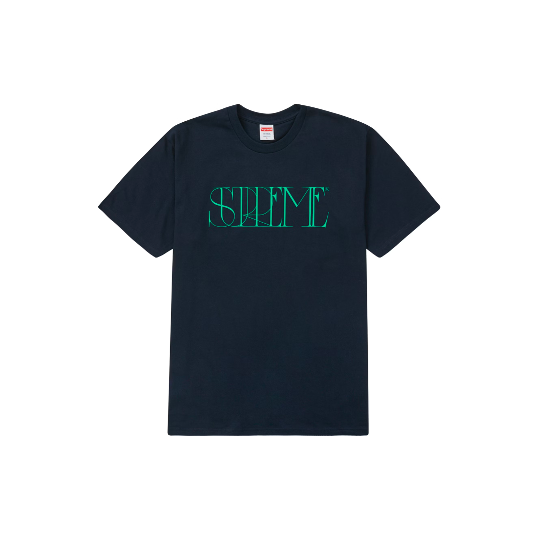 Supreme Trademark Tee 'Navy'
