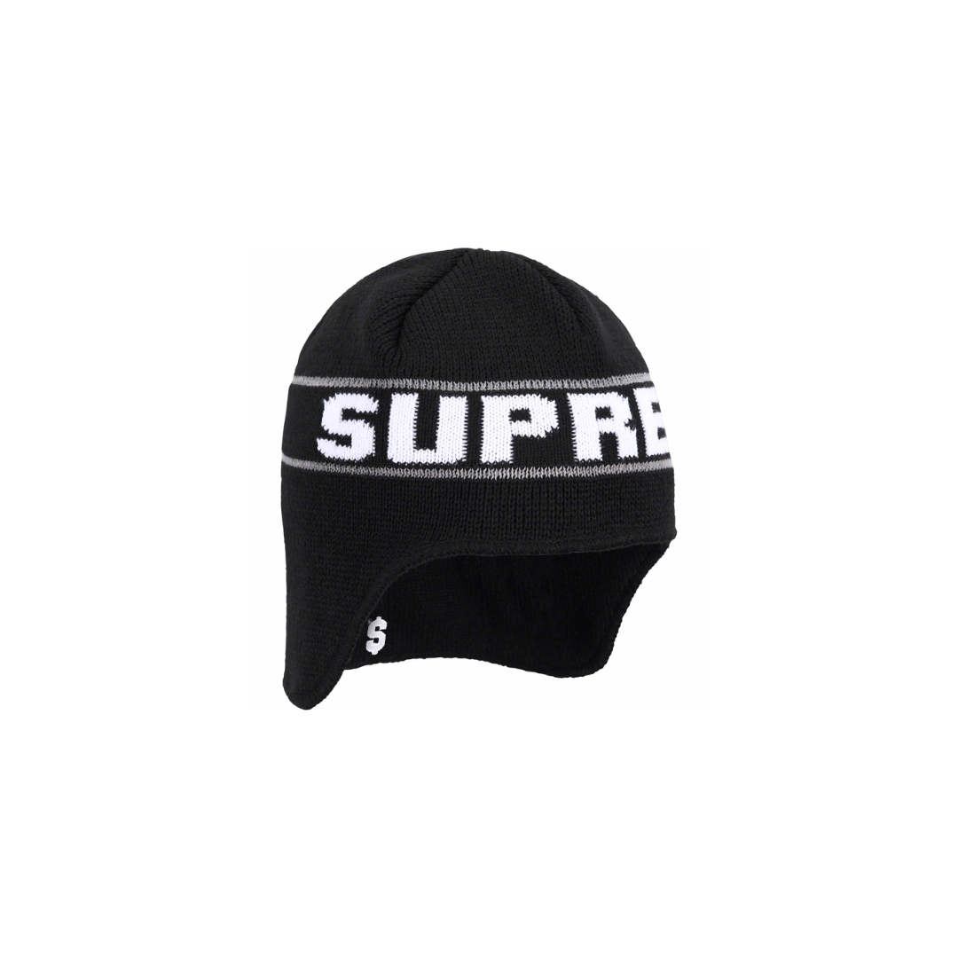 Supreme Earflap Beanie 'Black'