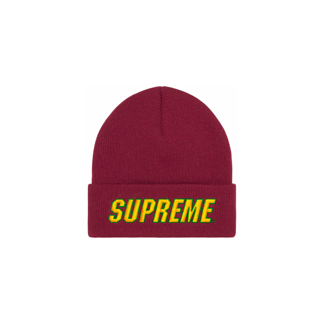 Supreme Slant Beanie 'Burgundy'