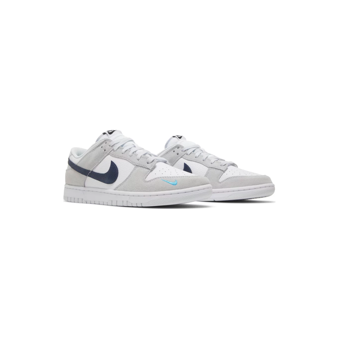Dunk Low 'Mini Swoosh - Football Grey Midnight Navy'