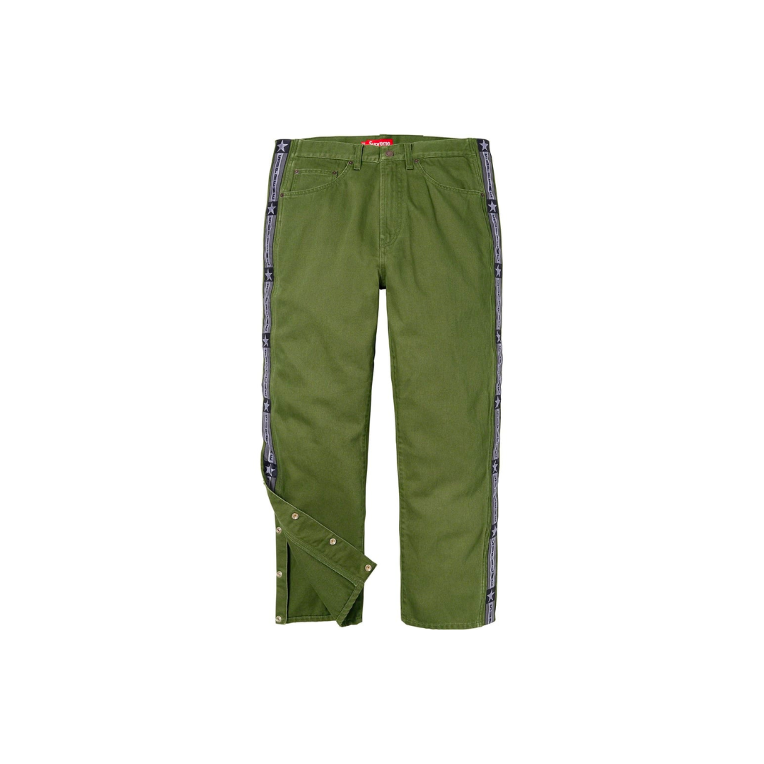 Supreme Snap-Off Baggy Jean 'Olive'