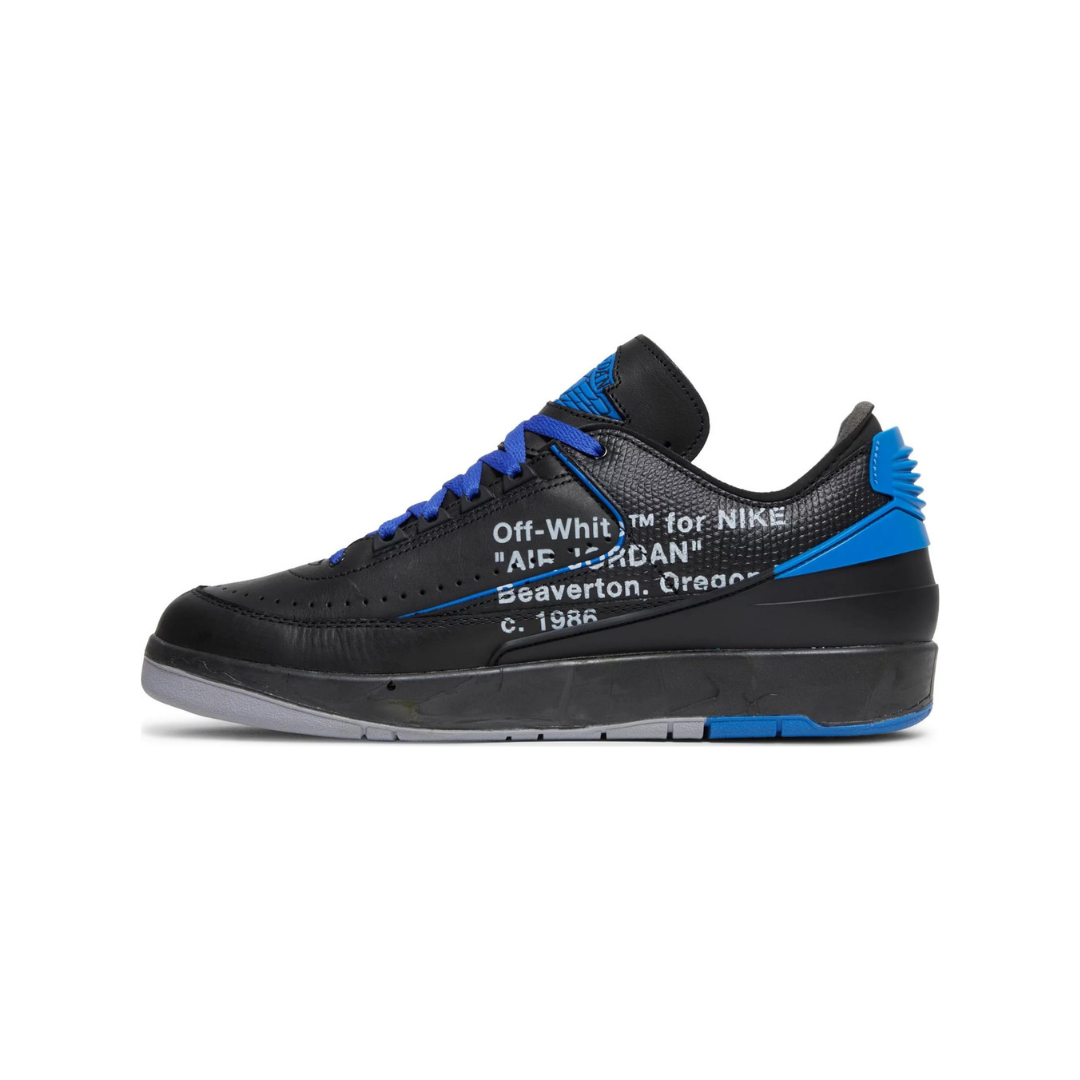 Off-White x Air Jordan 2 Retro Low SP 'Black Varsity Royal'