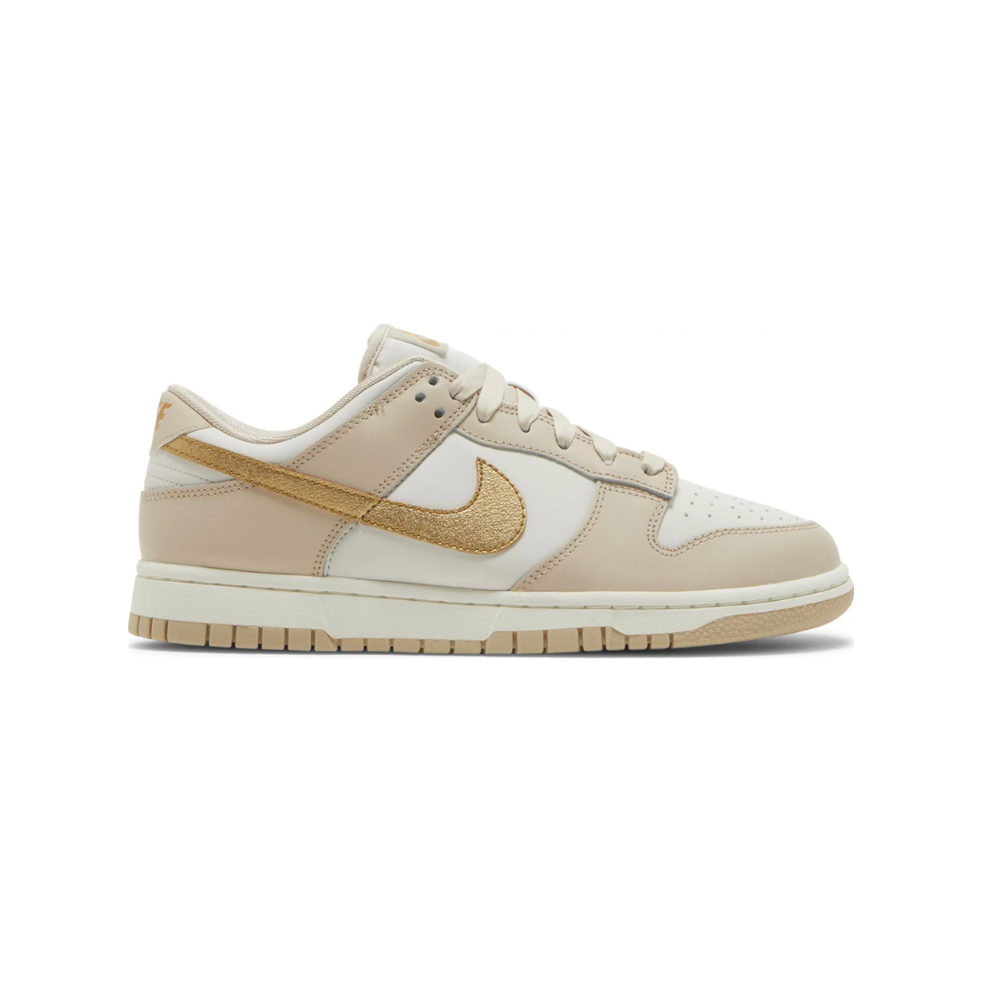 Wmns Dunk Low 'Gold Metallic Swoosh'