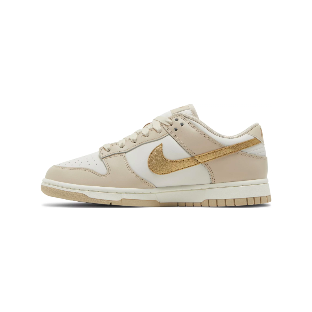 Wmns Dunk Low 'Gold Metallic Swoosh'