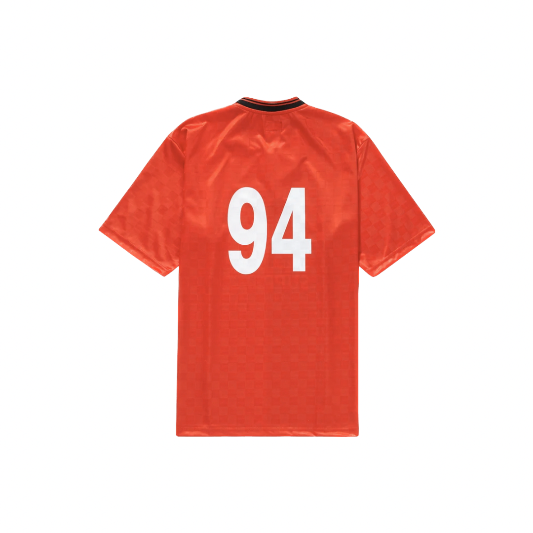 Supreme Split Soccer Jersey Short-Sleeve 'Black/Red' – The Base